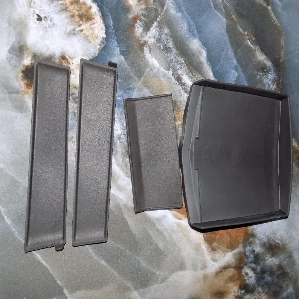 CADILLAC SRX 2013 DOOR POCKET RUBBER MAT PADS AND OTHERS